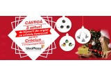 Castiga 3 Seturi de Bijuterii din Argint cu Cristale Swarovski pentru Craciun