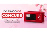 Castiga un cuptor cu microunde roșu Daewoo