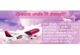 Castiga 2 bilete de avion dus-intors de la WizzAir