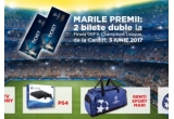 Castiga doua bilete duble la finala Uefa Champions League si multe alte premii in fiecare ora