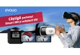 Castiga o camera de actiune Evolio iSmart360 + o pereche de ochelari VR