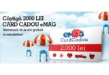 Castiga un voucher eMAG in valoare de 2.000 de lei
