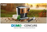 Castiga un espressor cafea Samus Espressimo Bronze 850W