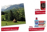 Castiga o excursie in Bucovina, 150 cani sau 30 seturi produse Colgate