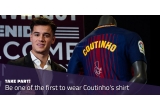 Castiga un tricoul primei echipe FC Barcelona semnat de Philippe Coutinho 