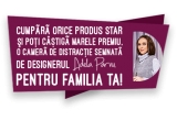 Castiga o redecorare de sufragie / camera de zi semnata de designer-ul Adela Parvu sau un voucher de 200 lei