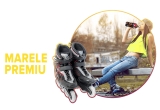 Castiga o pereche de patine reglabile pentru ieșiri fun