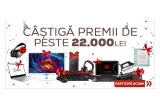 Castiga un ultrabook HP, un Samsung Galaxy S9, un laptop HP sau alte premii de 22.000 ron