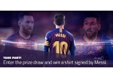 Castiga un tricou al primei echipe FC Barcelona semnat de Messi