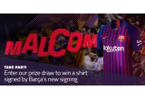 Castiga un tricou al primei echipe FC Barcelona semnat de Malcom