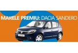 Castiga o masina Dacia Sandero si multe alte premii
