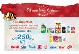 Castiga vouchere de cumparaturi Carrefour de 250 lei
