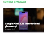 Castiga un smartphone Google Pixel 3 XL