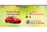 Castiga o mașina Volkswagen Beetle, o Trotineta electrica sau reinoirea garderobei