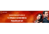 Castiga un iPhone X si 650 RON in Paysafecard-uri