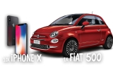 Castiga o mașina Fiat 500 și 10 iPhone X
