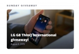 Castiga un smartphone LG G8 ThinQ