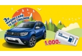 Castiga 3 mașini Dacia Duster sau 1.000 de plinuri carburant 