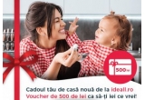 Castiga 3 vouchere Ideall in valoare de 500 lei fiecare