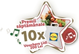 Castiga unul dintre cele 20 vouchere Lidl in valoare de 200 de lei