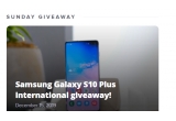 Castiga un smartphone Samsung Galaxy S10 Plus