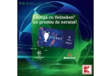 Castiga bilete la o semifinala UEFA Champions League, mingii sau sepci Heineken