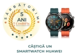 Castiga unul din cele 5 ceasuri inteligente Huawei GT