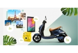 Castiga un city break la Paris, Barcelona sau Roma, un scuter electric sau alte zeci de premii