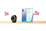 Castiga 3 telefoane mobile Samsung Galaxy Note 10+ sau unul dintre cele 3 Smartwatch-uri