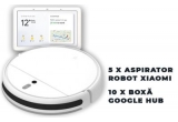 Castiga 5 aspiratoare robot Xiaomi Mi Vacuum Mop Cleaner sau 10 boxe inteligente Google Nest Hub