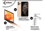 Castiga un Laptop Apple MacBook Air 13’ 2020, 1 iPhone 11 Pro 64GB Gold Edition sau 1 Baterie Lavoar Grohe Eurodisc Cosmopolitan S