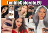 Castiga o pereche de lentile colorate cu suport și soluție de intreținere