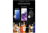 Castiga un Samsung Galaxy S9, un smartwatch Samsung Gear S3 Frontier sau una din sticlele de Vodka, Whisky, Rom sau Gin