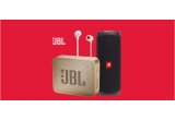 Castiga caști sau boxe wireless de la JBL, camere foto instant sau imprimante foto