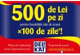 Castiga zilnic 500 de lei cu produsele Delikat