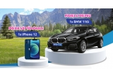 Castiga o mașina BMW 116i sau un iPhone 12