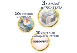 Castiga 10 Gift Card Mobexpert in valoare de 500 lei fiecare sau 3 aparate de facut inghetata Heinner