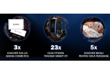 Castiga 23 de Ceasuri fitness Tracker Smart Fit , 3 Vouchere cosmetice de la Iehana Cosmetics sau 5 Vouchere pentru o sesiune de masaj in 2