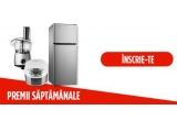 Castiga 10 frigidere LG, 5 multicookere Philips și 5 storcatoare Philips