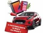 Castiga o mașina Ford Puma Titanium, un iPhone 11 sau un iPad 8