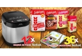 Castiga 12 mașini de facut paine Tefal și 36 de cantare de bucatarie Tefal