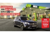 Castiga o mașina Mercedes-Benz GLB 200 4MATIC, seturi de calatorie sau carduri de carburant