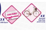 Castiga 500 euro sau o bicicleta Holymoly pentru oras