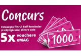 Castiga 5 vouchere eMAG in valoare de 1.000 lei fiecare