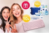 Castiga tastaturi wireless Logitech MX Keys Mini sau pachete cadou Nivea