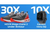 Castiga ceasuri Garmin Venu SQ sau pantofi sport Under Armour Mega Clone 2