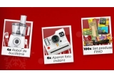 Castiga 4 roboți de bucatarie, 6 aparate foto instant sau 100 seturi de produse FINO