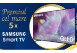 Castiga 5 televizoare QLED Samsung, 20 gratare electrice Gorenje sau 40 vouchere Kitchen Shop