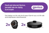 Castiga 2 aspiratoare robot Rowenta X-Plorer Serie 95 Animal RR7975 și 2 ceasuri smartwatch Garmin Fenix 6S