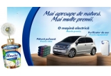Castiga o mașina electrica Volkswagen e-Up, purificatoare de aer sau paturi pufoase personalizate Almette